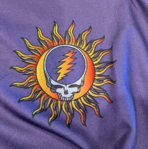 NWOT Grateful Dead x Section 119 Purple Sun Stealie Hoodie XL